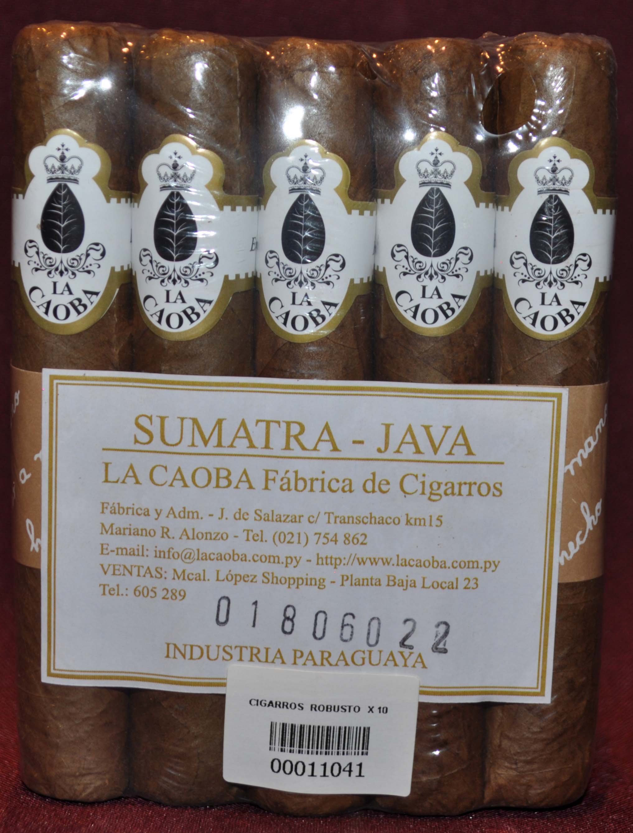 La Caoba Extra Robusto Natural